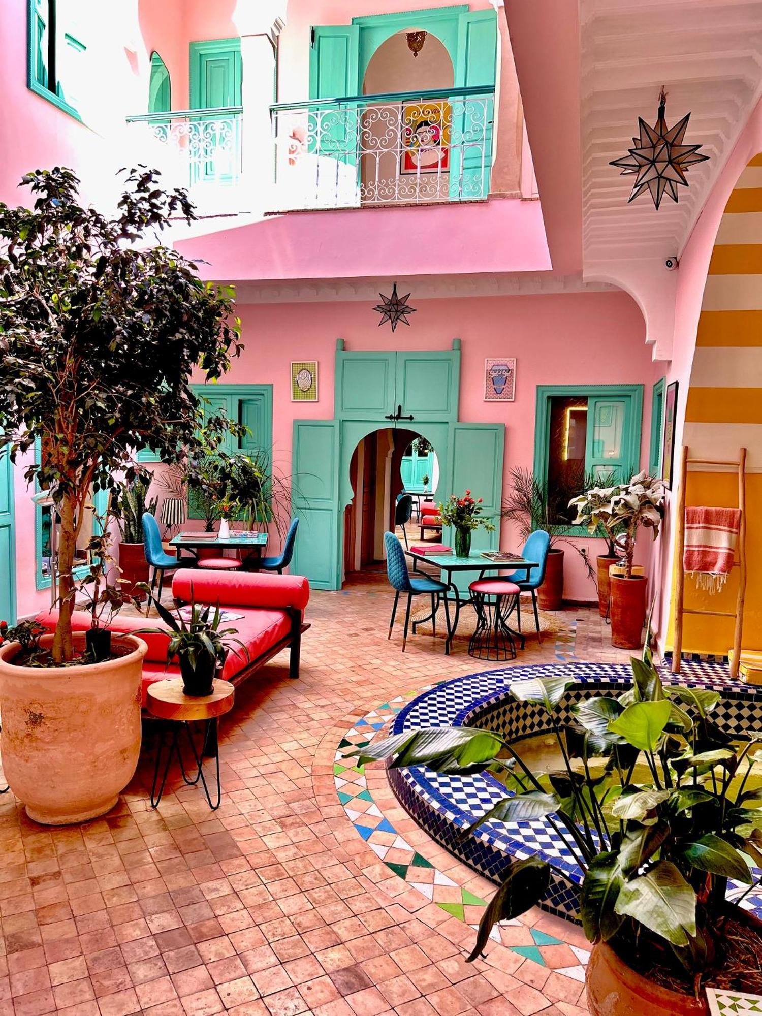 Riad Lauriers Blancs Marrakesh Exteriör bild